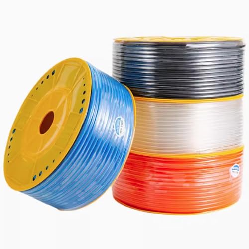 Tuyau PU bleu de 65 pieds idéal pour l'aménagement de votre atelier de bricolage