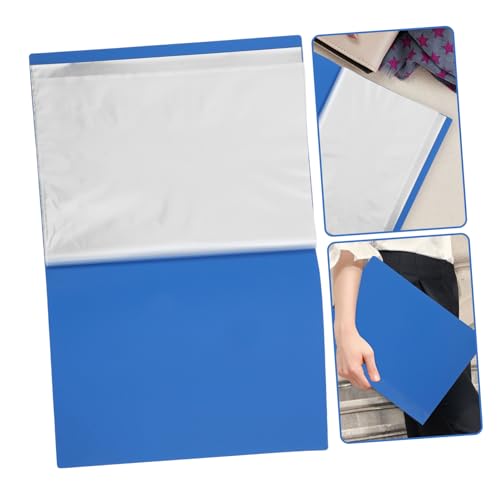 Dossier de bleu avec pochettes transparentes PP résistant trieur de document et protège-document A4 - 7