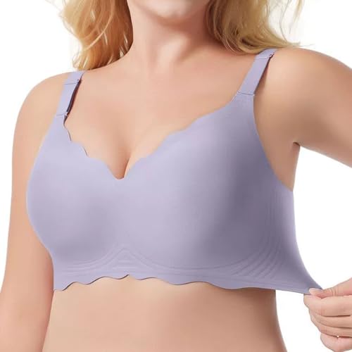 Genérico Sujetadores Sin Aros Push Up, Sujetadores Deportivos Mujer Comodos, Talla Granmoda con Ondas Arriba Y Abajo Sujetador Brasieres Push Up Bra Bralette Mujer Bralette Encaje Sports Bra Women