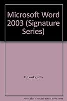 Microsoft Word 2003 0763820822 Book Cover