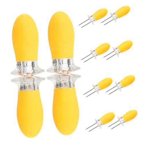 UKCOCO 12pezzi Forchette Per Inossidabile Utensili Bbq Ergonomici Per Grigliate Set Riutilizzabili Per e Facili e Resistenti