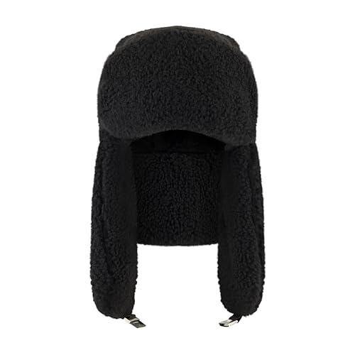 Spyder Womens Super Soft Sherpa Trapper Hat Black One Size