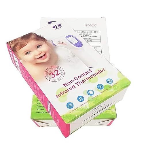 Silex - Termómetro Digital Frente para Bebé | Digital | Infrarrojo | Sin Contacto | Médico | Para Adultos/Niños | De Función de Memoria | Lecturas Precisas | Instantánea | Ref. 001-0003-033