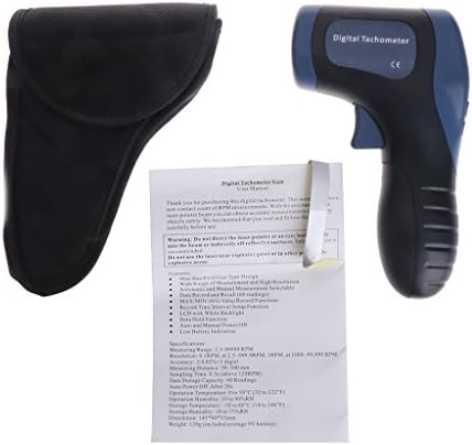Digital Tachometer Non-Contact Photo Gun RPM Tach Tester Meter Speed Gauge