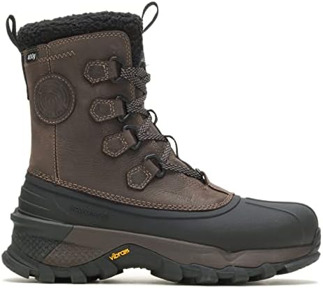 Wolverine Men's Glacier Arctic Snow Boot, Dark Brown, 7 | Image 1