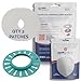 Libre Grip Shield by Deck My Diabetes-Reusable, Flexible, One-Handed Application (for Use with an Overlay Patch) for Active Freestyle Libre Users- 2 Patches inlcuded. (Aqua)
