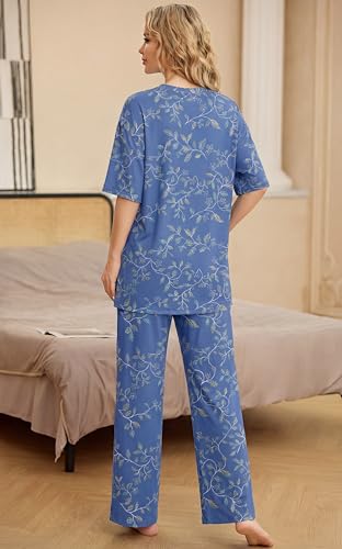 Image of PrinStory Pajamas for Women Soft Pjs Lounge Set S-4XL