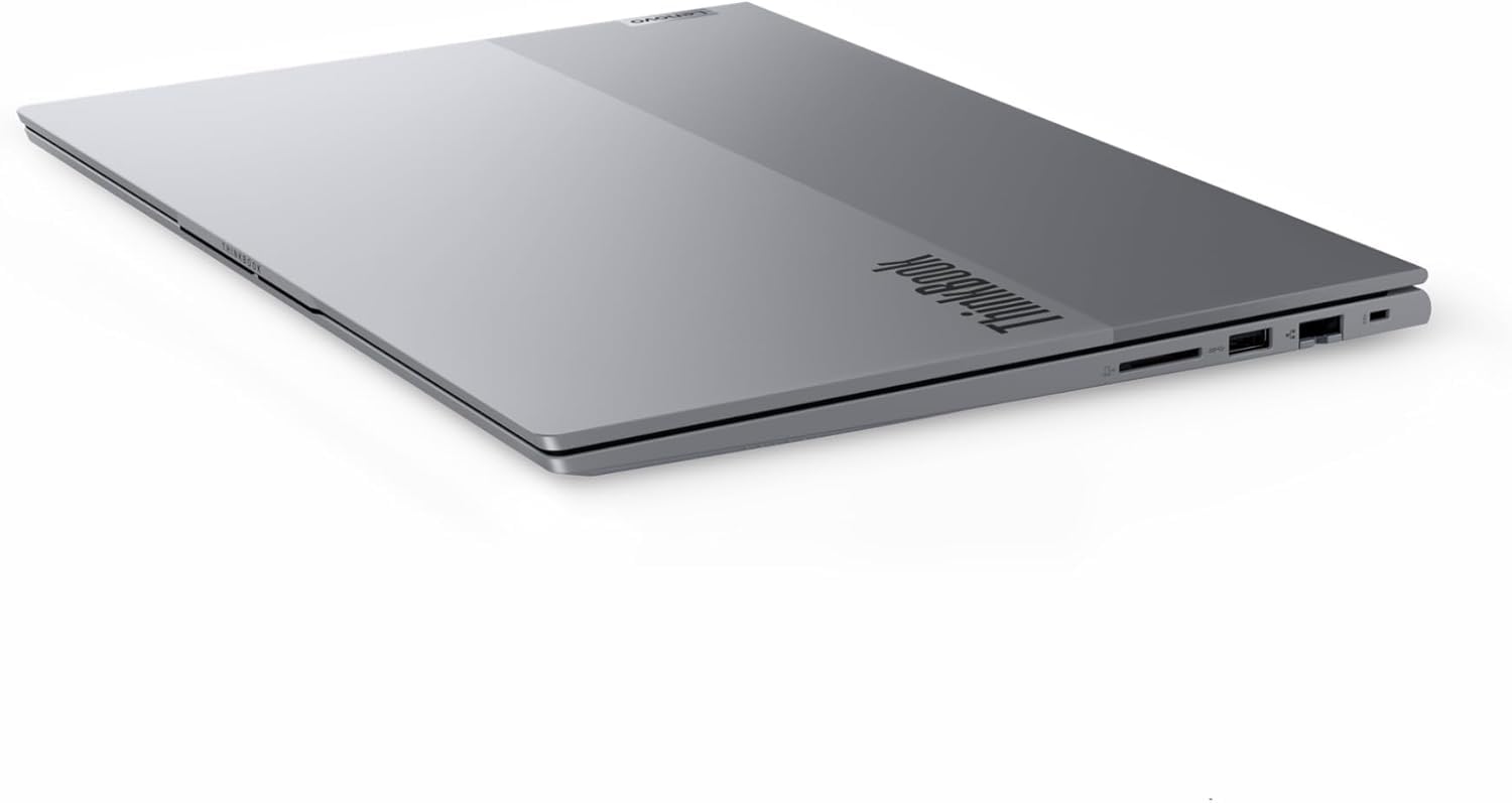 Lenovo ThinkBook Ordinateur Portable IA, Intel Ultra 9 185H, RAM 24Go DDR5, SSD 1To, Écran 16" FHD, Thunderbolt 4, Windows Hello, Aluminium, Empreinte Digitale, Clavier AZERTY Rétroéclairé, Win11 Pro