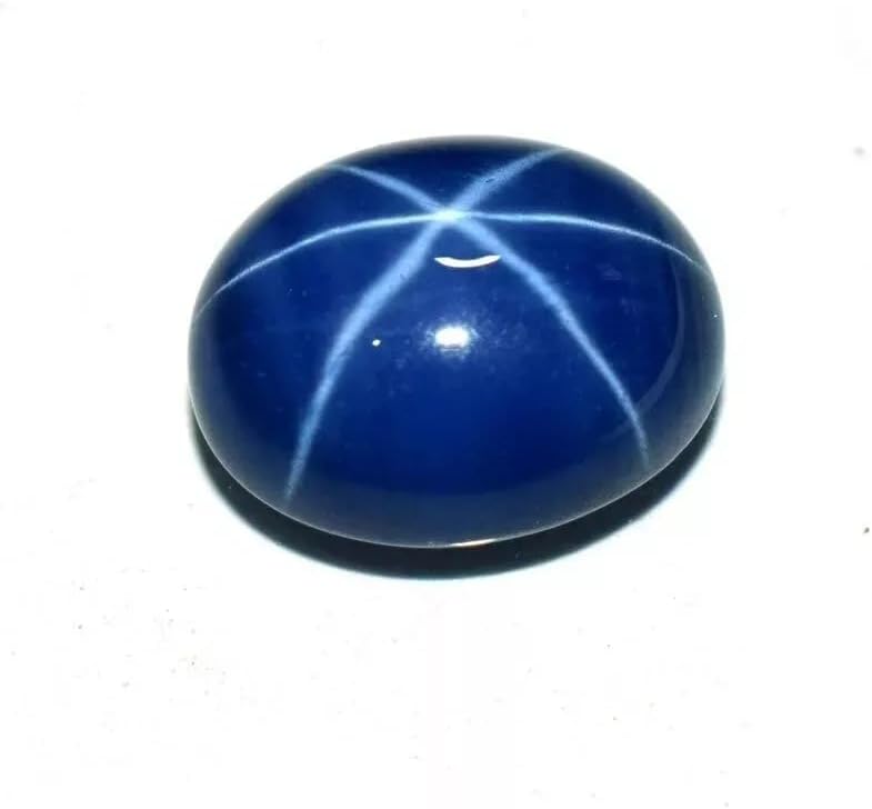 Huge Natural Blue Star Sapphire 25.50 Ct Certified Oval Cabochon Loose Gemstone for jewellery Making