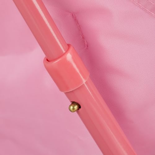 Relaxdays Moonchair Kinder, Einhorn, faltbar, HxBxT: 47 x 50 x 48 cm, Kinderstuhl draußen & drinnen, Kindersessel, pink