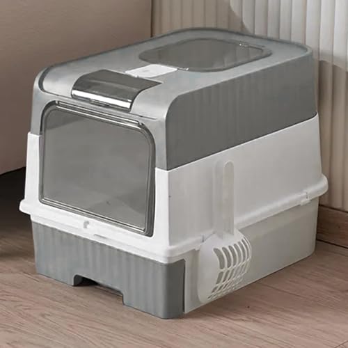 Bac à litière pour grands chats anti odeur pour éliminer les saletés - 4