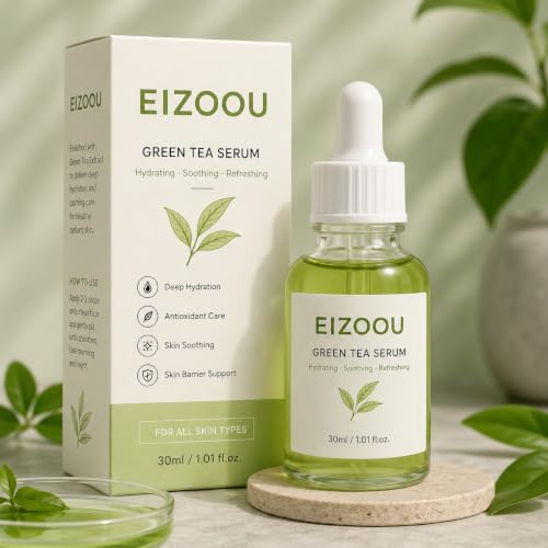 Image of Calming Serum (30ml) - Lightweight Soothing Face Serum for Redness Relief, Daily Hydration & Sensitive Skin Care (Style-17)