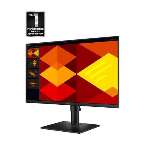 Samsung 24” (S40GD) Borderless Business Monitor with IPS Panel, 100Hz Refresh Rate, Eye Saver Mode, Ergonomic Design, Game Picture Mode, LS24D402GANXGO, 3 Yr Warranty - Image 3