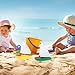 Garneck 3 Pcs Bathtub Sailing Boats Toys for Toddler: Small Plastic Beach Sailboat Model for Kids Explore Learn Floating Row Swimming Pool Boat Decoration(Random Color)