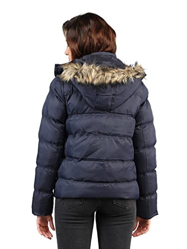 Image of CHKOKKO Women's Polyester Winter Standard Length Quilted Jacket