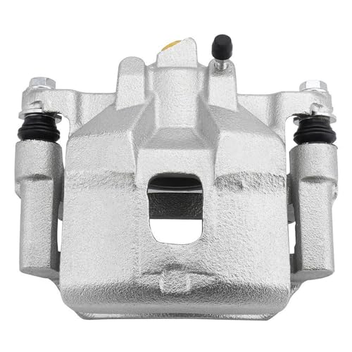 Image of Detroit Axle - Front Left Brake Caliper for 1998-2002 Toyota Corolla Chevrolet Prizm Disc Brake Caliper w /Bracket 1999 2000 2001 Replacement Driver Side Assembly