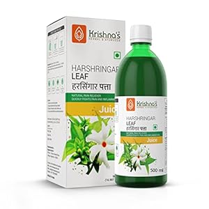 Krishna's Night Jasmine Parijat Harshringar Leaf Juice - 500 ml