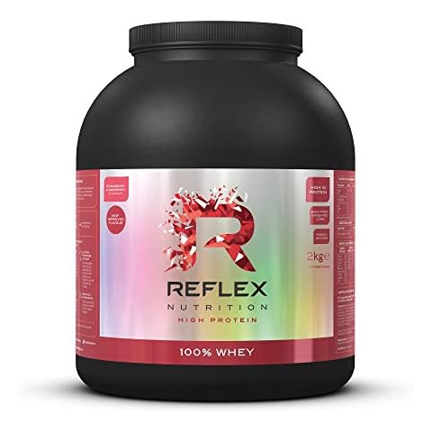 Reflex Nutrition 100% Whey Protein Powder | Pure Whey Concentrate | Amino Acids | No Added Sugar |Protein Powder | (Strawberry & Raspberry, 2kg) Cover
