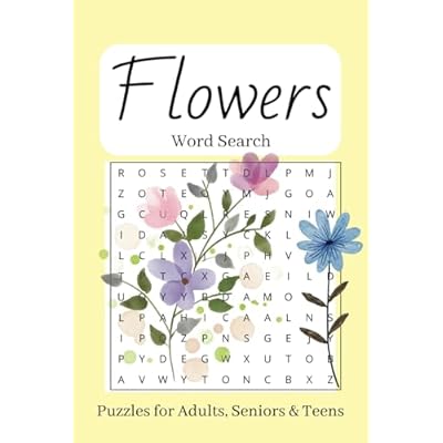 Flower and Gardening Word Search