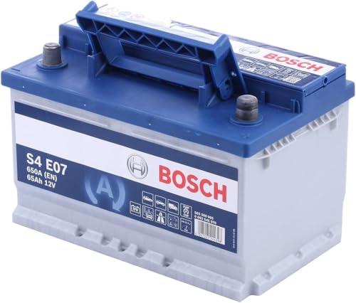 Bosch S4E07 - car battery - 65A/h - 650A - EFB technology - adapted for vehicles with Start/Stop system