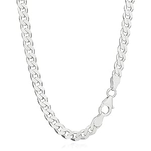 NKlaus NKlaus 925 Sterling Silber Kette PANZERKETTE Königskette 4,70mm breit NKlaus NKlaus 925 Sterling Silber Kette PANZERKETTE Königskette 4,70mm breit