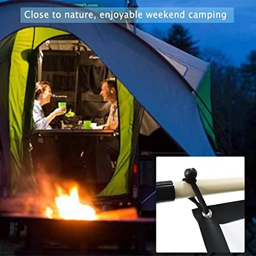 Bungee Cord, 30 Packs Bungee Balls, Black Bungee Cords Heavyweight 4 Inches Tarp Bungee Cords Tie Down Straps Multifunction Elastic Rope For Camping, Tents, Cargo, Projector Screen, Canopy Tent #TOP2