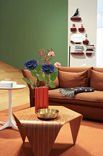 Lvefit Fiori Di Rosa Artificiali Blu Navy Blu Navy Rose Fiori Di Seta 12 Pezzi Con Stelo Lungo Bouquet Di Rose In Seta Per Matrimoni, Addio Al Nubilato, Feste, Decorazione Della Casa - 9