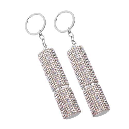 Milisten Llavero Atomizador de Perfume Recargable de Cristal...