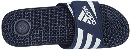 Adidas Unisex Adissage Slides Sandal, Dark Blue/White/Dark Blue, 5 Us Men #TOP4