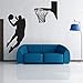 Aufklebe Neue Angekommene Nba Slam Dunk Basketball Wand Abnehmbare Art Vinyl Wandtattoo Zimmer Dekorative Sport 158X60 Cm