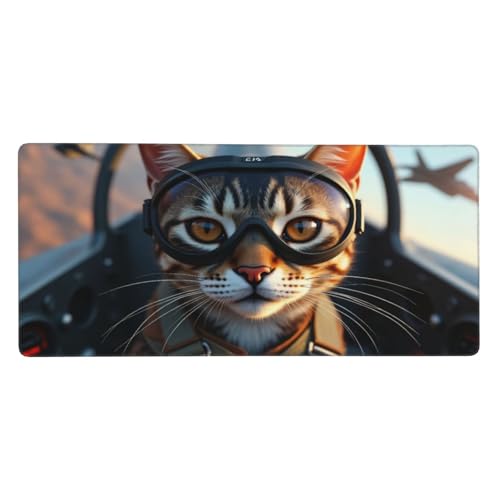 Tapis de souris pour ordinateur portable bords cousus sans effilochage et base caoutchouc