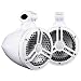 Skar Audio SK65M-TWR 6.5' 2-Way Marine Full Range 320 Watt Coaxial Tower Speakers, Pair (White)