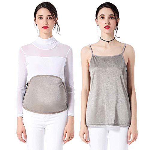 Preisvergleich Produktbild FACAI Strahlenschutz Umstandsmode Bellyband Innen- Und Außenseite Tragen Sie Einen Echten Silberfaserband-Strahlenschutzanzug Für Unsichtbare Frühlings- Und Sommerarbeiten,B-L