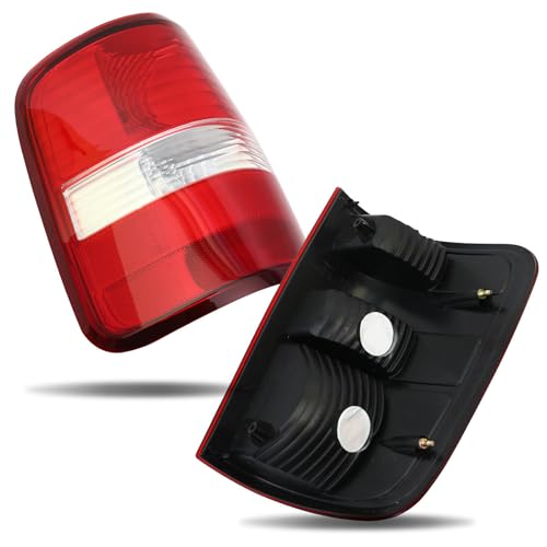 Image of Tail Light Assembly Compatible with Ford F-150 F150 2004 2005 2006 2007 2008 Driver and Passenger Side Rear Brake Light Housing Replace FO2800182, FO2801182, 5L3Z-13405-CA, 5L3Z-13404-CA