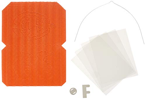 Ursus 1480041 - Laternenpackung Halloween, quadratisch, orange, ca. 13,5 x 13,5 x 18 cm, Set für eine Laterne, Laternen - Stanzteil aus 3D - Colorwellpappe, ideal als Tischdeko