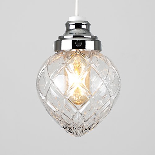 MiniSun, Ceiling Light Pendant Only, 195mm (H) x 145mm (D) - Image 3