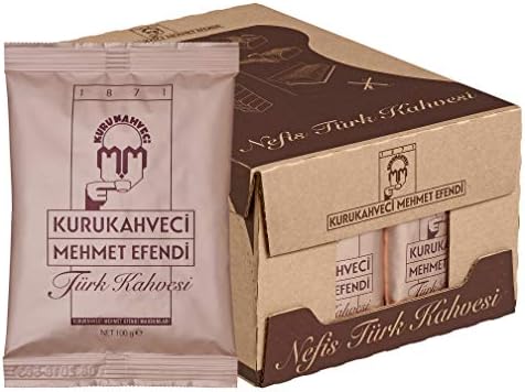Kurukahveci Mehmet Efendi Türk Kahvesi 100gr Folyo Ambalaj 25'li - Görsel 2