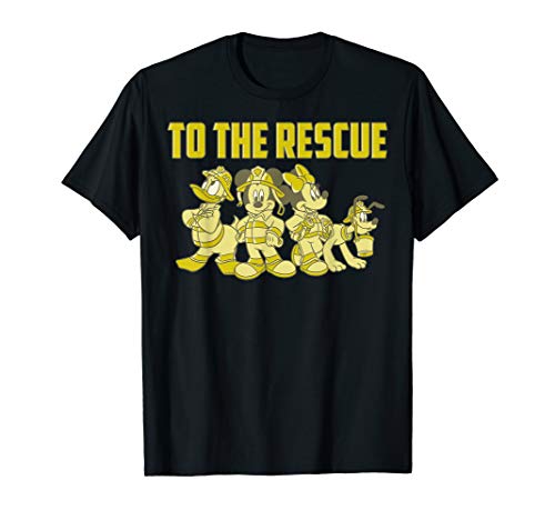 Disney Mickey And Friends Firefighters To The Rescue T-Shirt