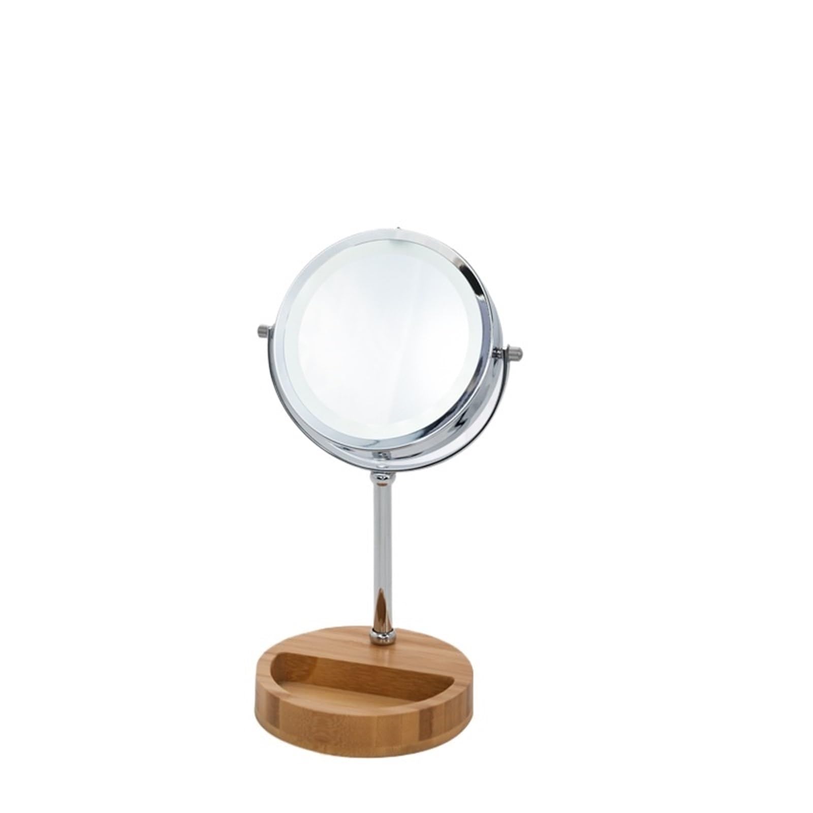 FPJQOBJC Led Bamboo Makeup Mirror Fill Light Mirror