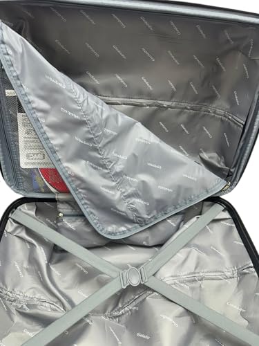 Mala de Bordo de Viagem ABS 4 Rodas Bagagem de Mão até 10kg (Vermelho)