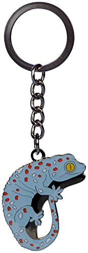 Blue Bug Gifts - Llavero de metal con 17 animales diferentes multicolor Gecko Tokay