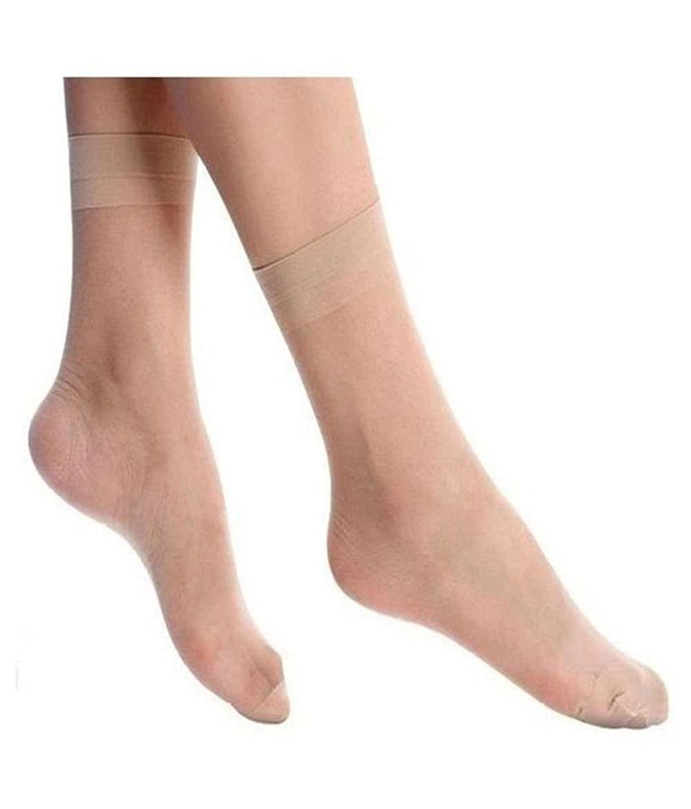 Fashion Women's Beige Ankle Transparent Socks (Pack of 1 Pair)-image-14