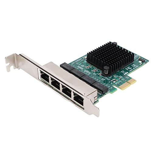 Amazon | 4ポートPCIeネットワークカード、4ポートRJ-45 10/100
