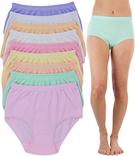 Image of ToBeInStyle Women's Pack of 6 High-Waisted Girdle Brief Tummy Support Everyday Panties