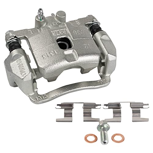 Image of TRQ Rear Left Brake Caliper w /Bracket Drivers Side