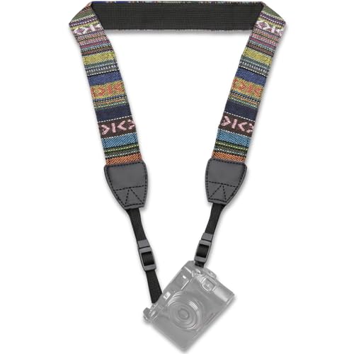 Correa de cámara, Correa de Hombro para cámara, cinturón de Seguridad para la cámara, Hebillas de liberación rápida, Apto para Cámaras SLR DSLR DSLR Universal, Vintage