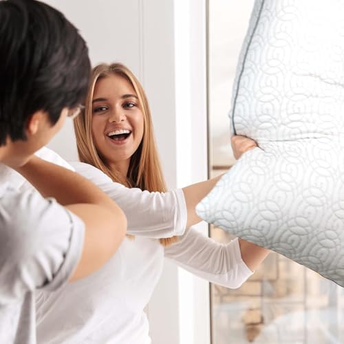 Kopfkissen 40x80 cm – Verstellbares Memory Foam Nackenkissen – Ergonomisch, druckentlastend &...
