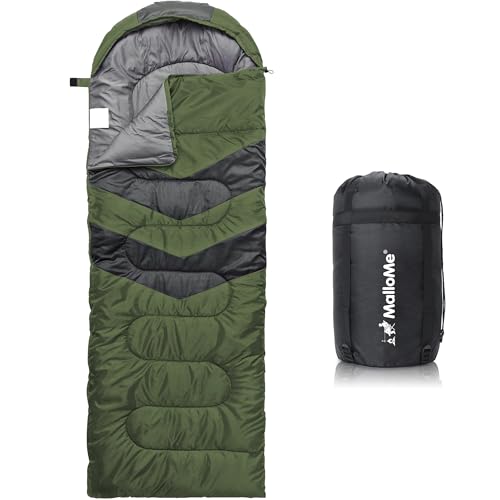 MalloMe Schlafsack Outdoor - Schlafsack Erwachsene und Kinder - Schlafsack Winter Schlafsäcke Camping Sleeping Bag Deckenschlafsack - Winterschlafsack - Leicht Tragbar Warm Deckenschlafsäcke