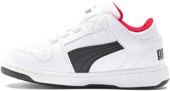 PUMA Boys' Rebound Layup Lo Hook and Loop Sneakers