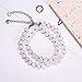 CHCCOYE 5x8mm Natural Healing Gemstone Bracelet – Handmade Yoga Beaded Bracelet, Stress-Relief Crystal Jewelry for Men & Women (White jade)